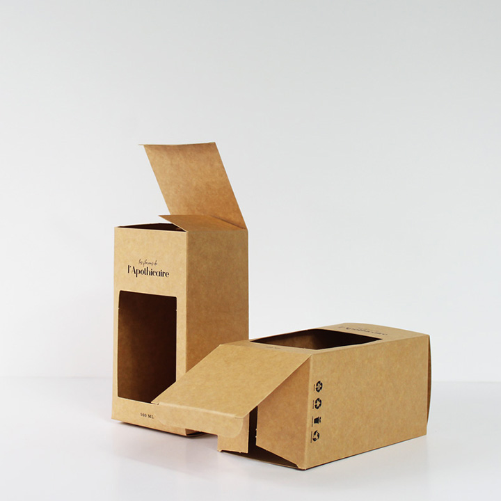 boite carton A2120 avec fenêtre de découpe