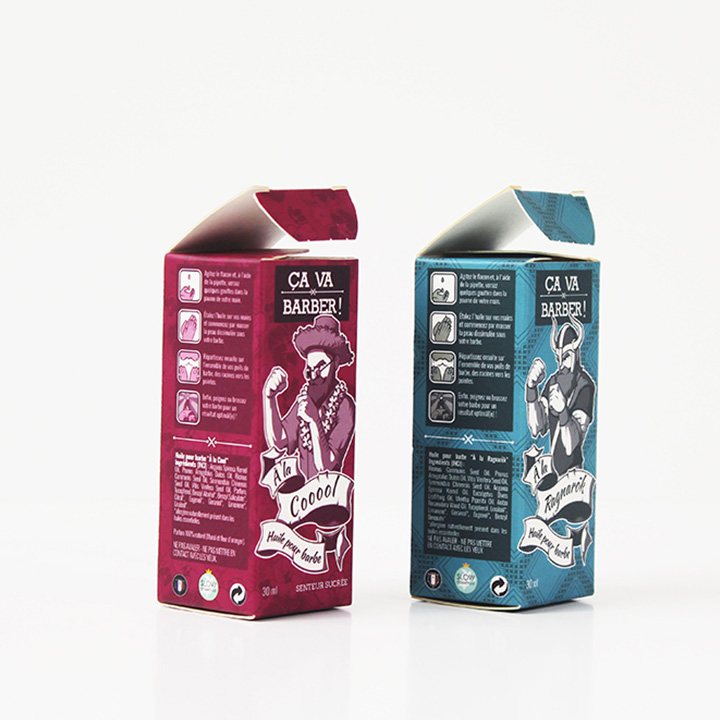 boite carton A2120 avec languettes ouvertes